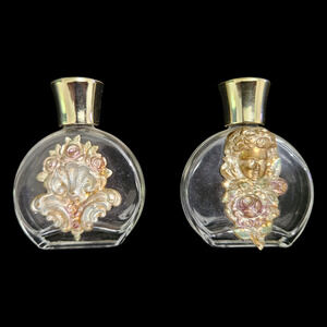 Pair of Perfume Bottles 2.5" x 2" x .5"